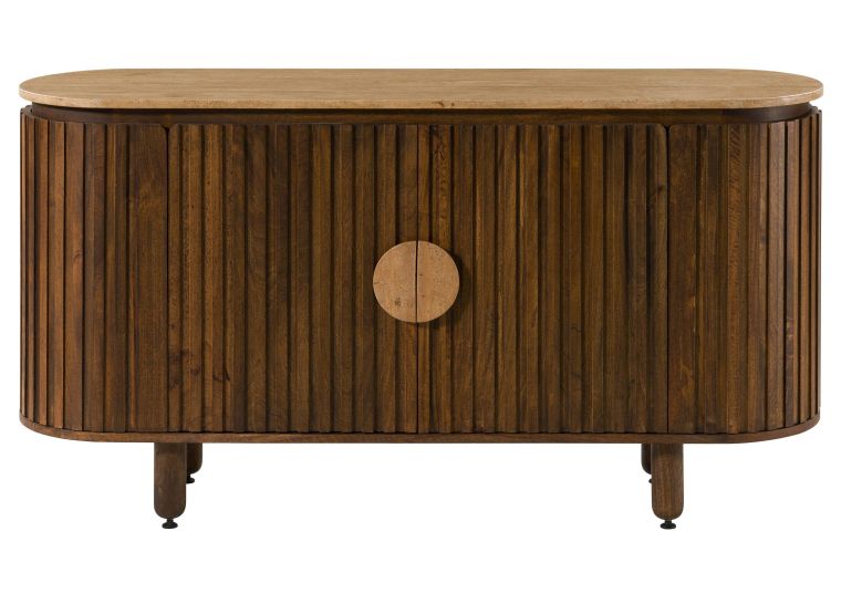 Sideboard Mango 152x40x80 braun geölt KYOTO #111