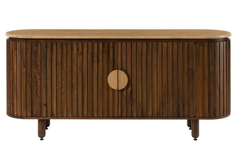 Sideboard Mango 180x40x80 braun geölt KYOTO #112