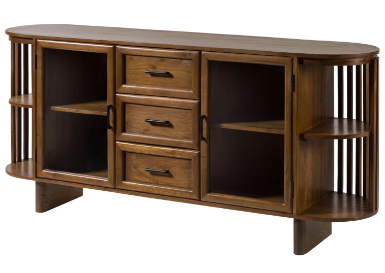 Sideboard Akazie 175x40x80 natur lackiert MADRID #55